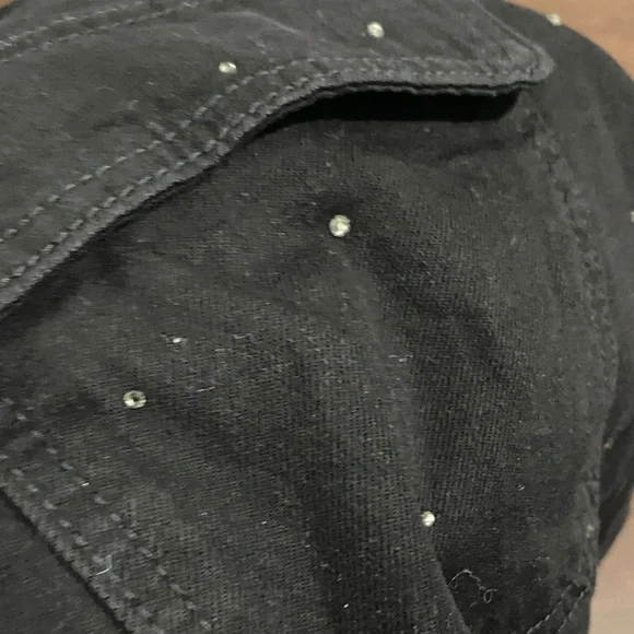 Ava & Viv Black Button-Up Shirt - Picture 4 of 4